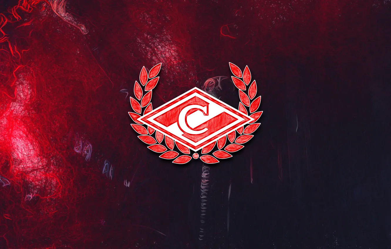 Photo wallpaper Red, Sport, Logo, Football, Emblem, Russia, Club, Hockey