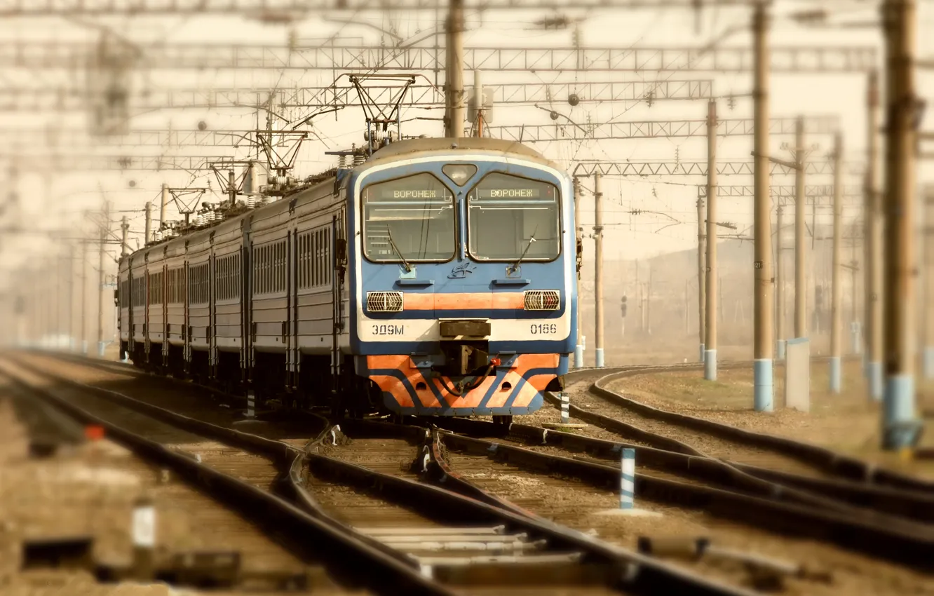 Photo wallpaper dal, railroad, Train, summer...