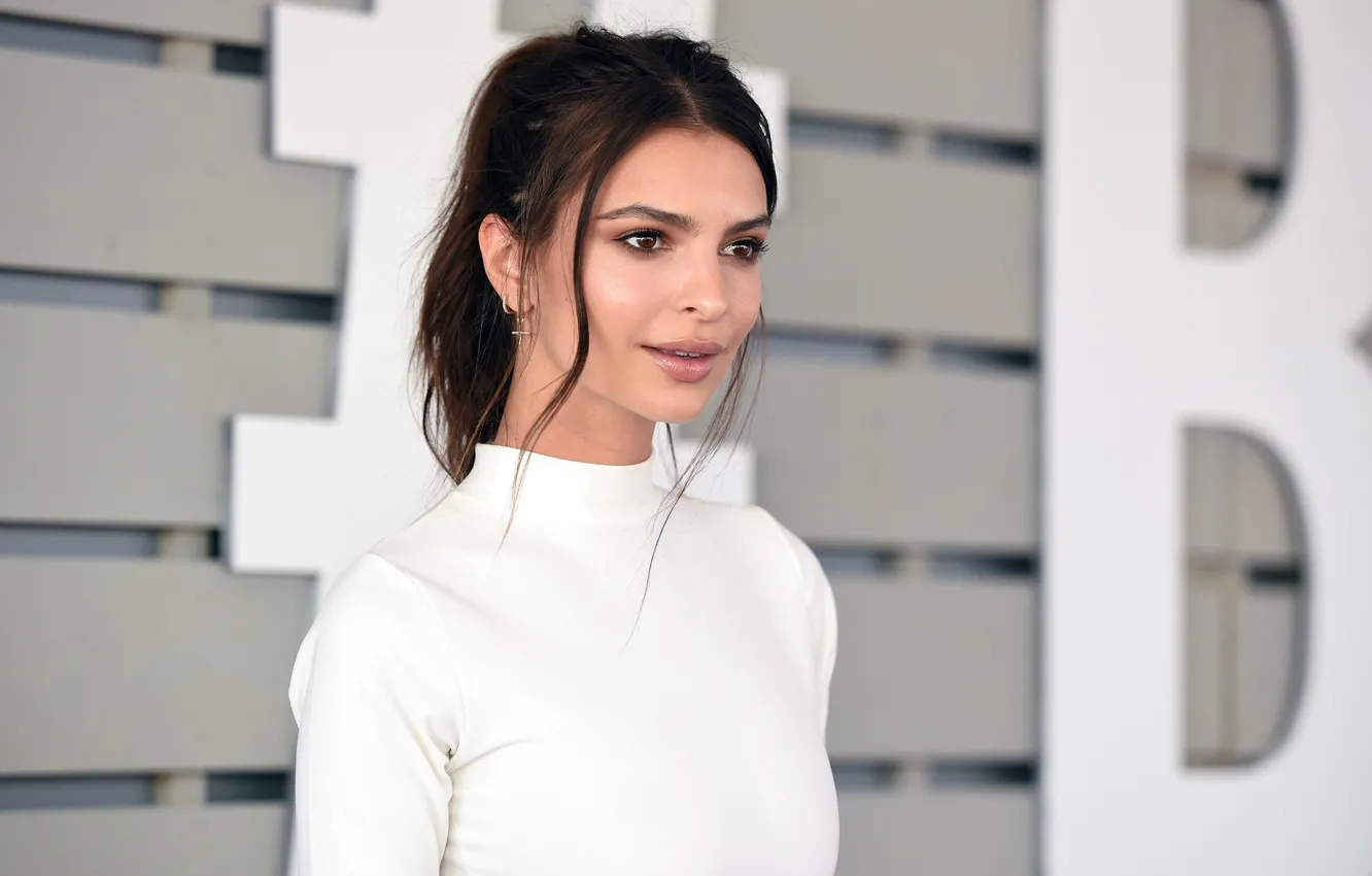 Photo wallpaper background, model, hair, actress, model, hair, actress, Emily Ratajkowski