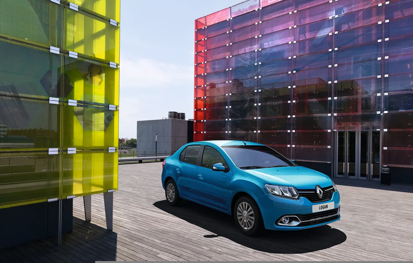 Photo wallpaper Renault, Logan, old logan