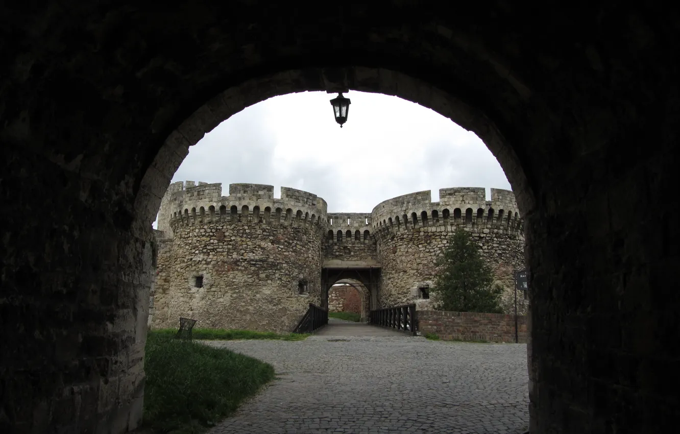 Photo wallpaper City, Serbia, Belgrade, Dungeon gate