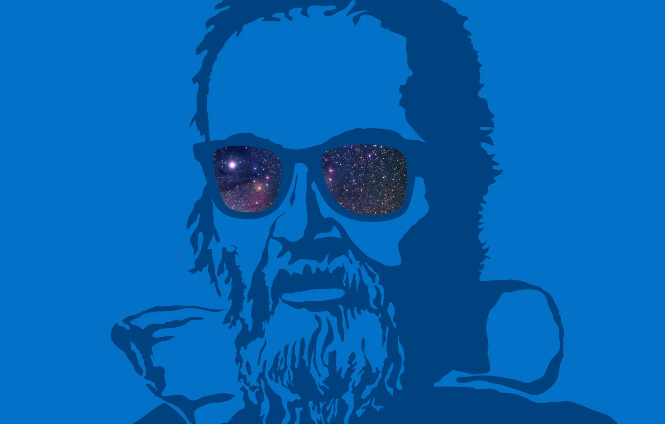 Photo wallpaper blue, background, Intel, Galileo