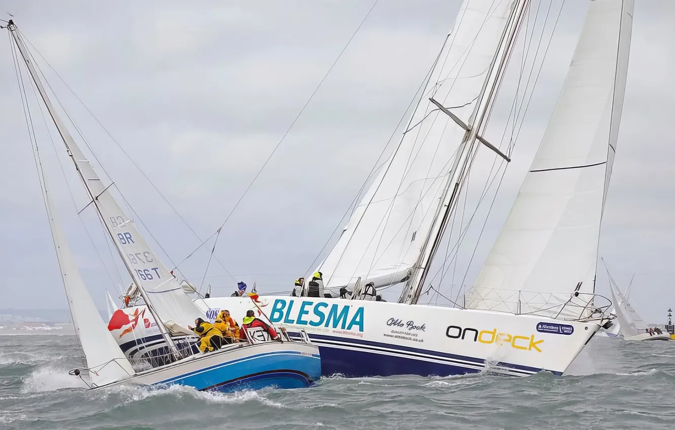 Photo wallpaper speed, boats, races