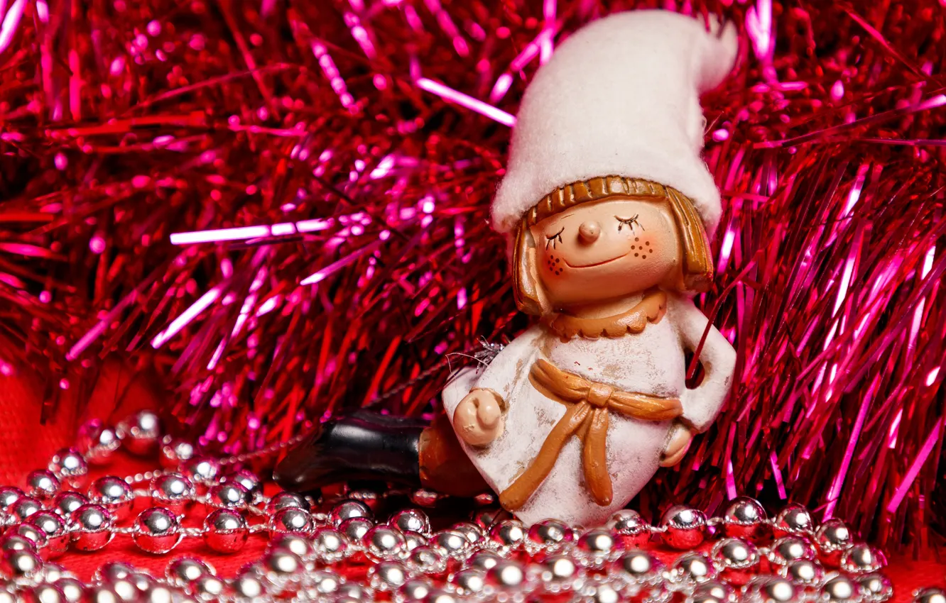 Photo wallpaper decoration, lights, holiday, bright, toy, Shine, new year, men