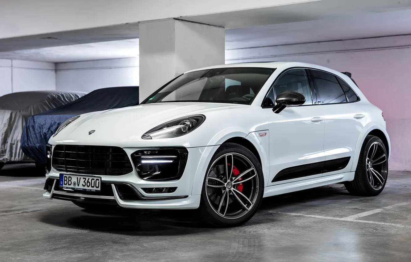 Photo wallpaper Porsche, 2018, TechArt, Macan, Porsche Macan