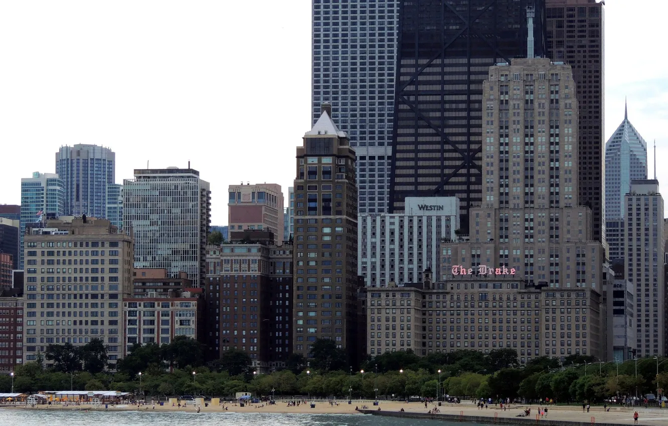 Photo wallpaper skyscrapers, Chicago, USA, Chicago, Illinois
