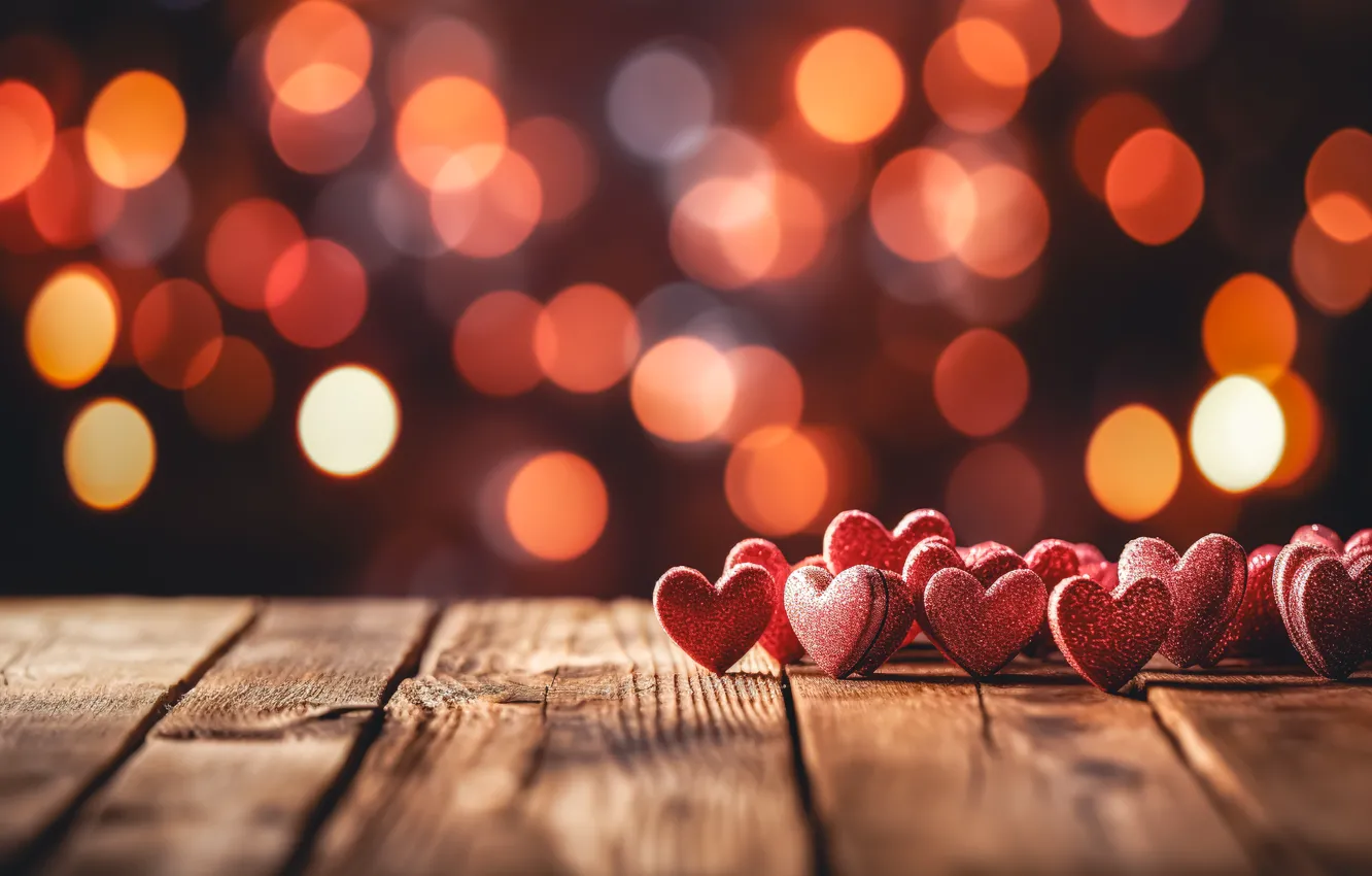 Photo wallpaper love, holiday, heart, Board, feelings, heart, hearts, heart