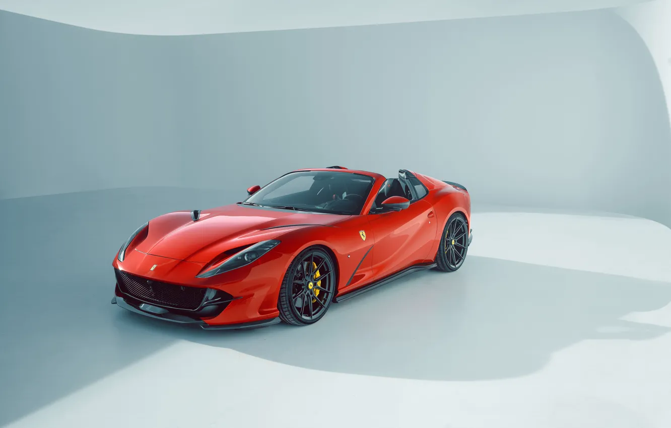 Photo wallpaper Ferrari, red, 812, Novitec Ferrari 812 GTS