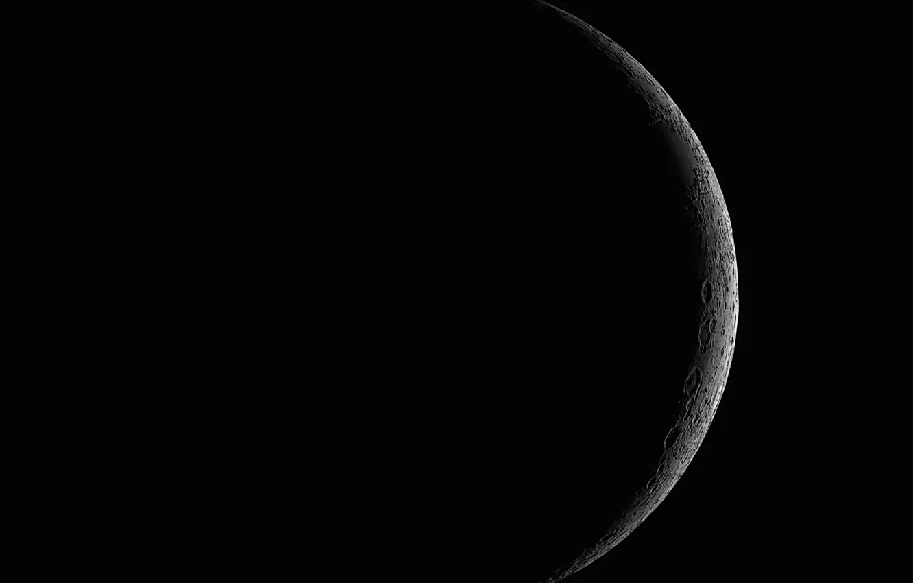 Photo wallpaper dark, planet, shadows