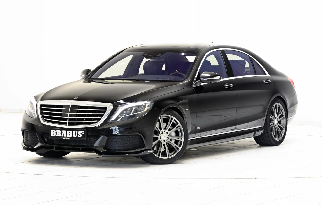 Photo wallpaper black, Mercedes-Benz, Brabus, sedan, Mercedes, Hybrid, BRABUS, hybrid