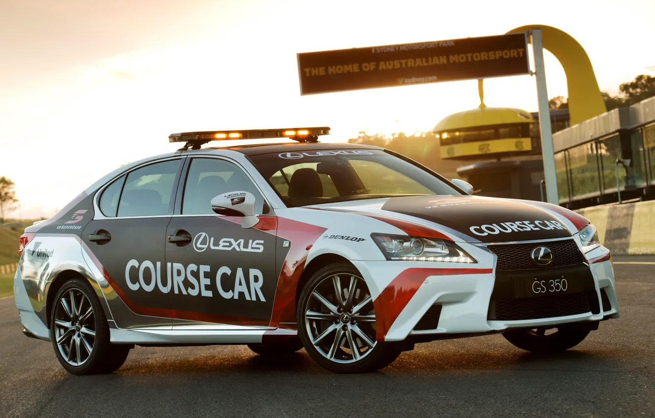 Photo wallpaper Lexus, Lexus, Safety Car, F-Sport, 2015, GS 350