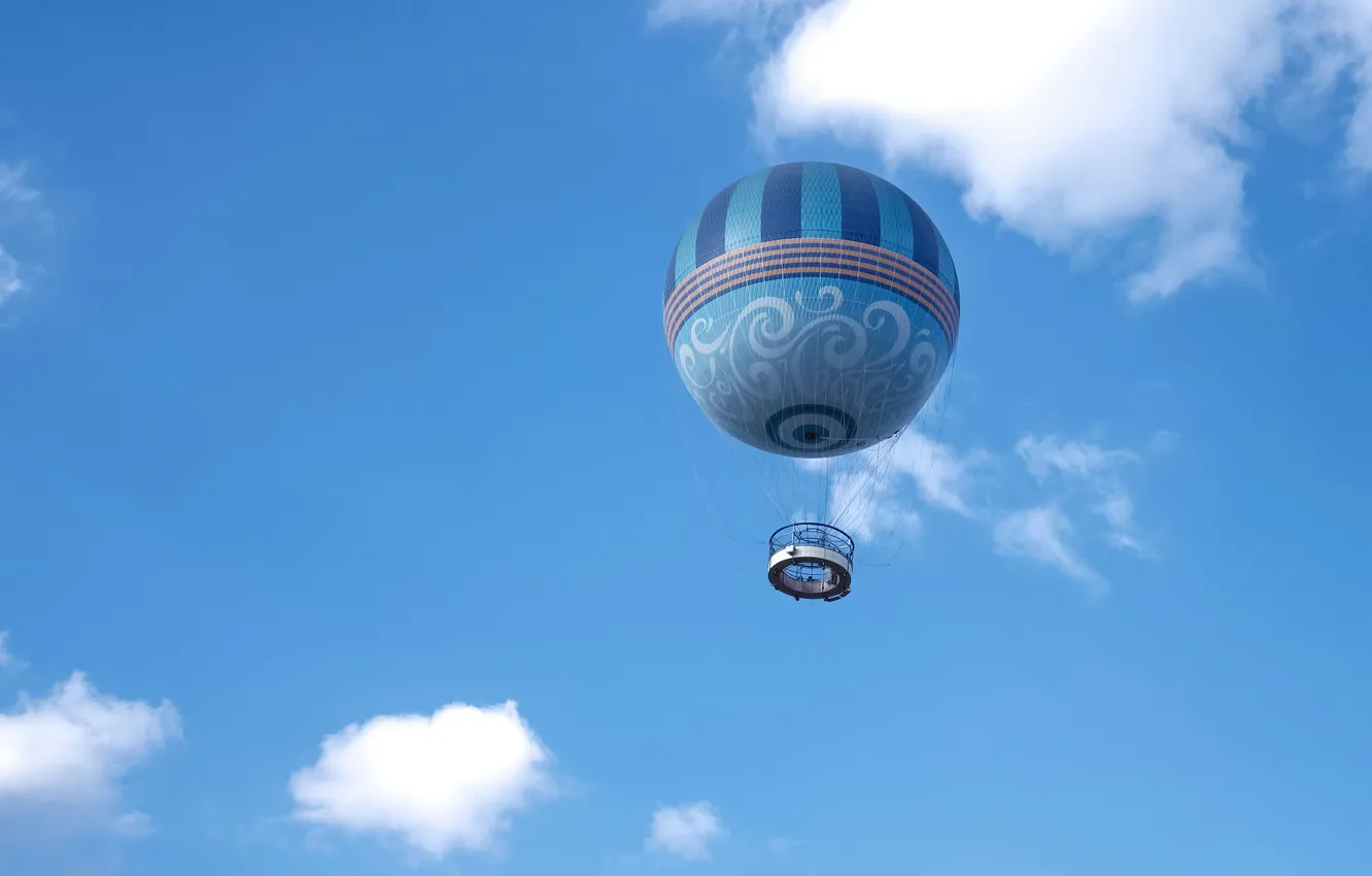 Photo wallpaper the sky, balloon, NATHAN MULLET