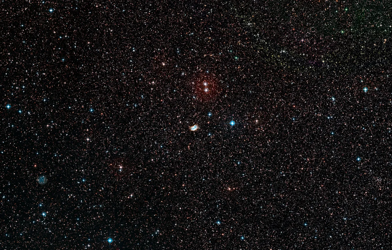 Photo wallpaper Nebulae, Star, Stars, Nebula, Constellation Vela, Digitized Sky Survey 2, DSS 2, Wide-field view