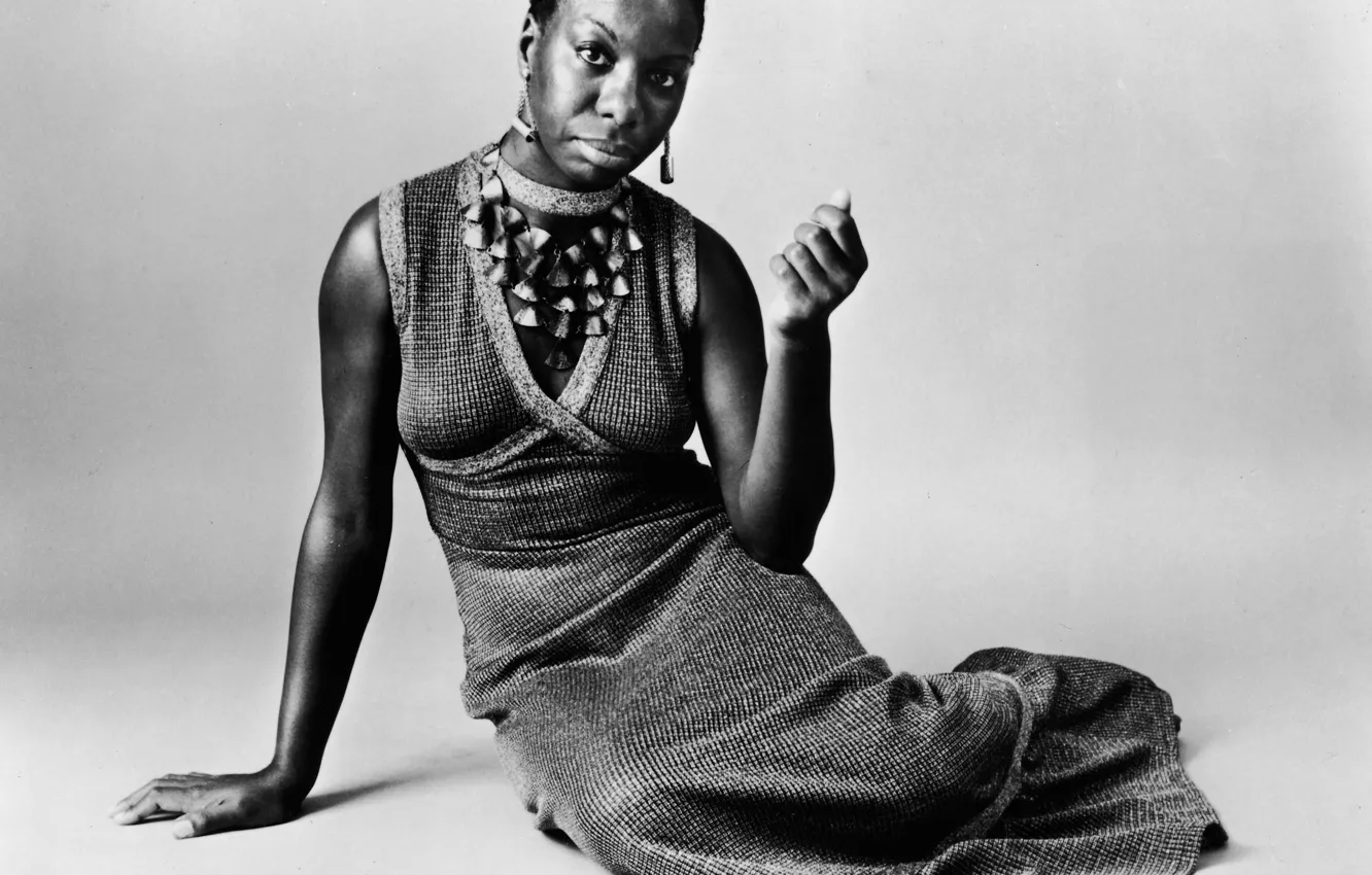 Photo wallpaper singer, musician, Nina Simone