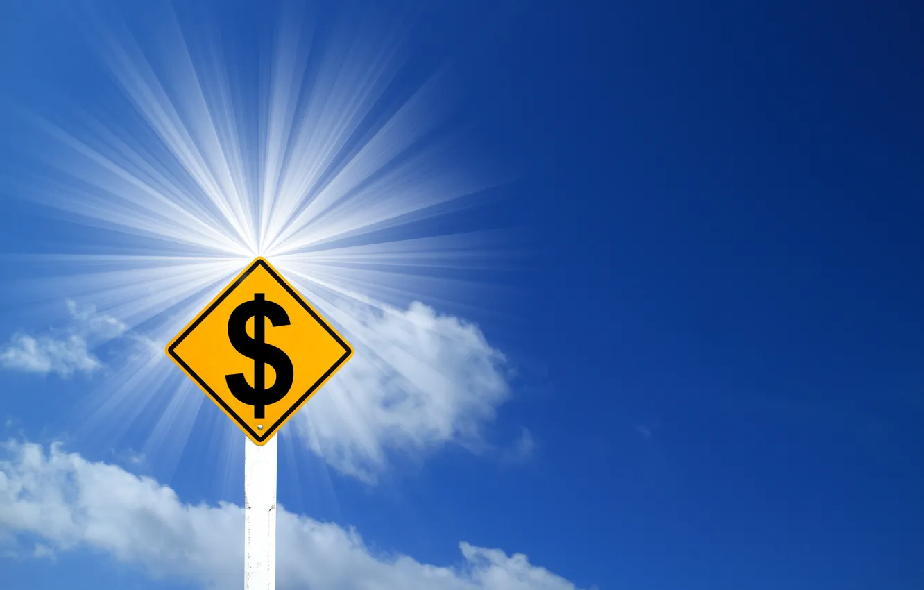 Photo wallpaper light, money, danger, Posters