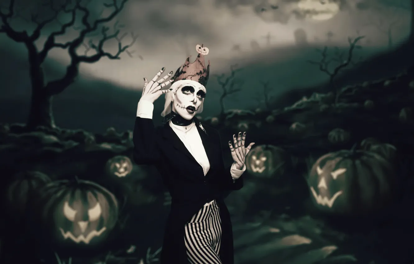 Photo wallpaper holiday, Yume, The Pumpkin Queen