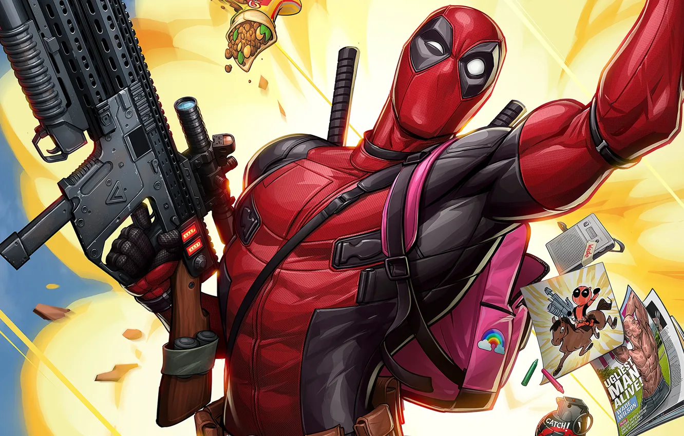 Photo wallpaper the explosion, lights, weapons, movie, the film, horse, figure, food