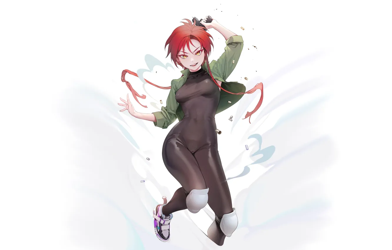 Photo wallpaper girl, hot, sexy, sexy girl, anime, figure, short hair, babe