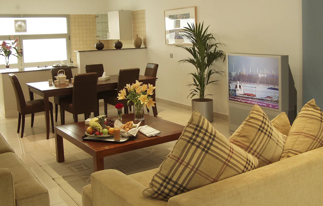 Photo wallpaper design, style, home, interior, apartment, living room