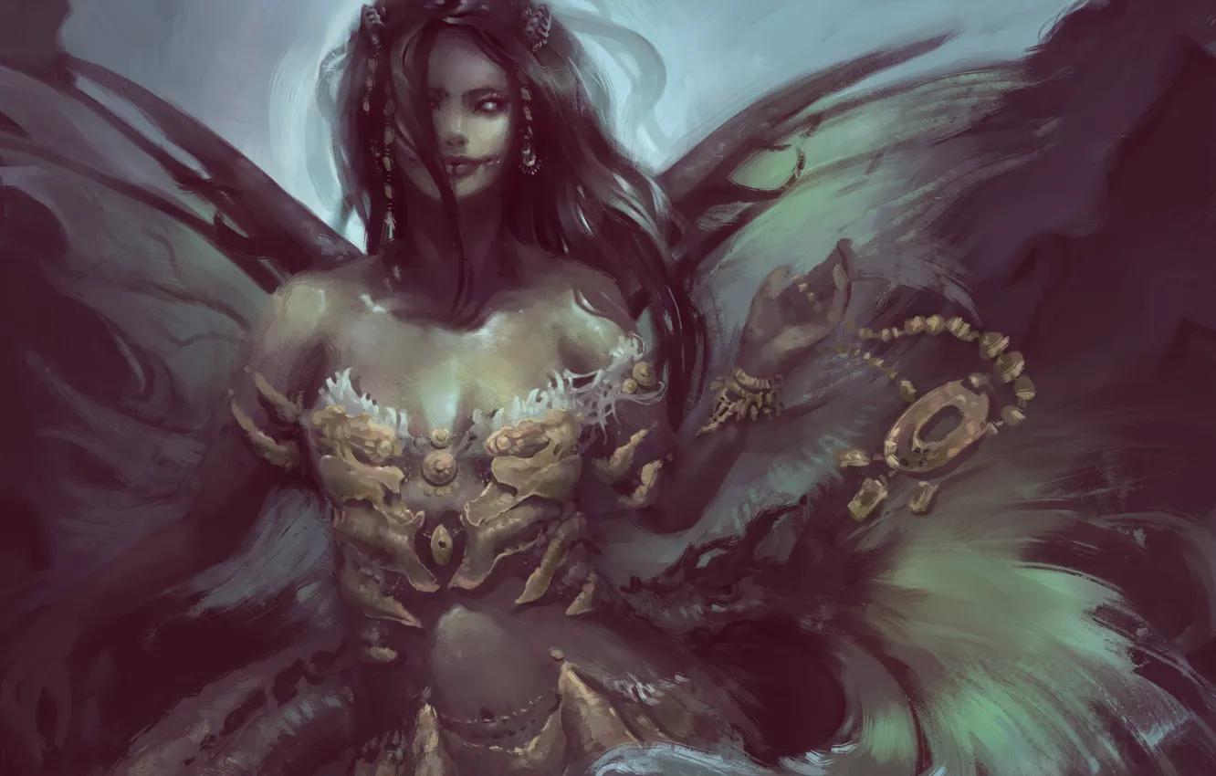 Photo wallpaper look, fiction, mermaid, art, mermaid