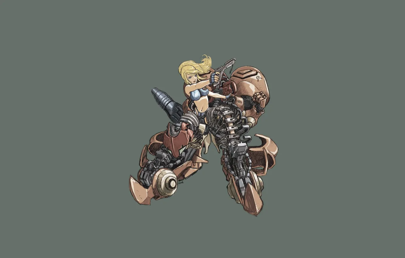 Photo wallpaper girl, blonde, Samus Aran, Metroid, Samus, Samus Aran, Aran, Metroid Samus Aran