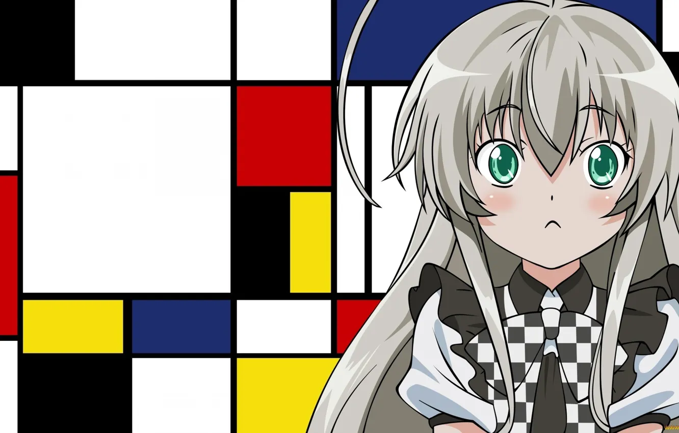 Photo wallpaper girl, anime, art, Nyaruko, Nyaruko-San, Nyarlathotep, Organic or! Nyari located in-san, Crawling chaos