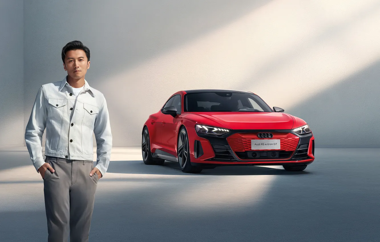 Photo wallpaper Audi, 2022, Audi RS E-Tron GT