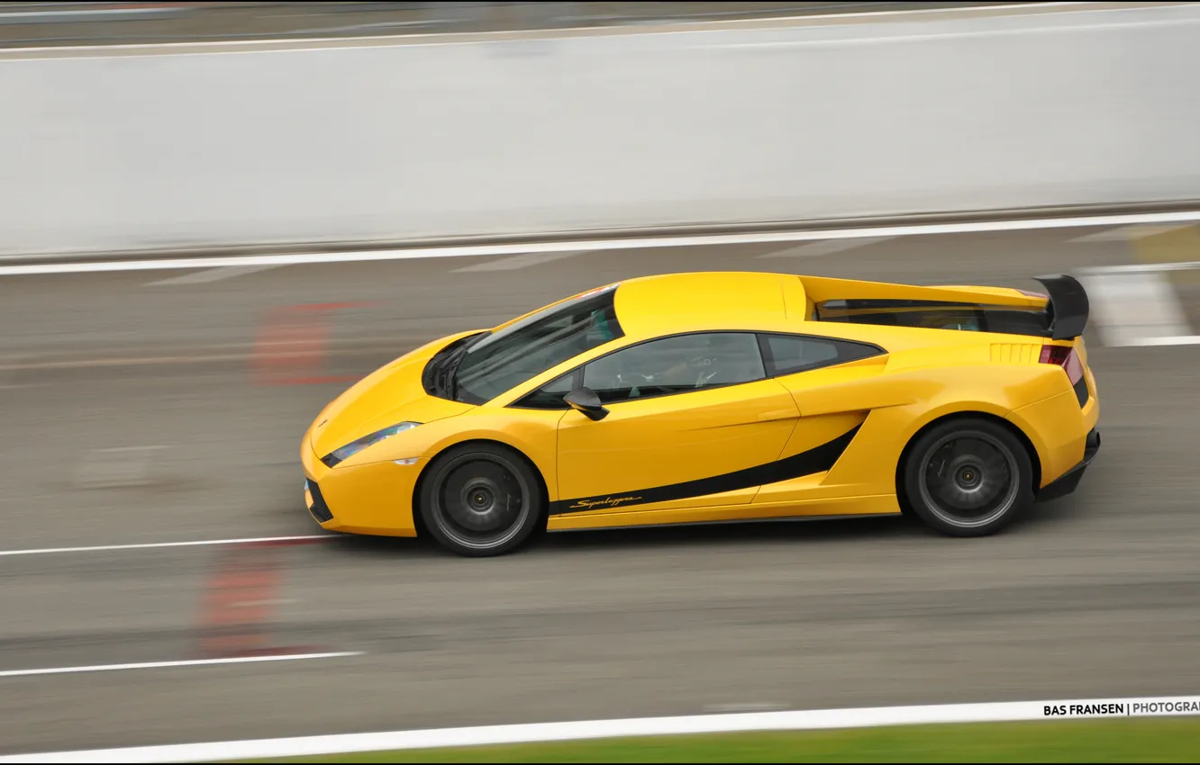 Photo wallpaper speed, Lamborghini, Superleggera, Gallardo