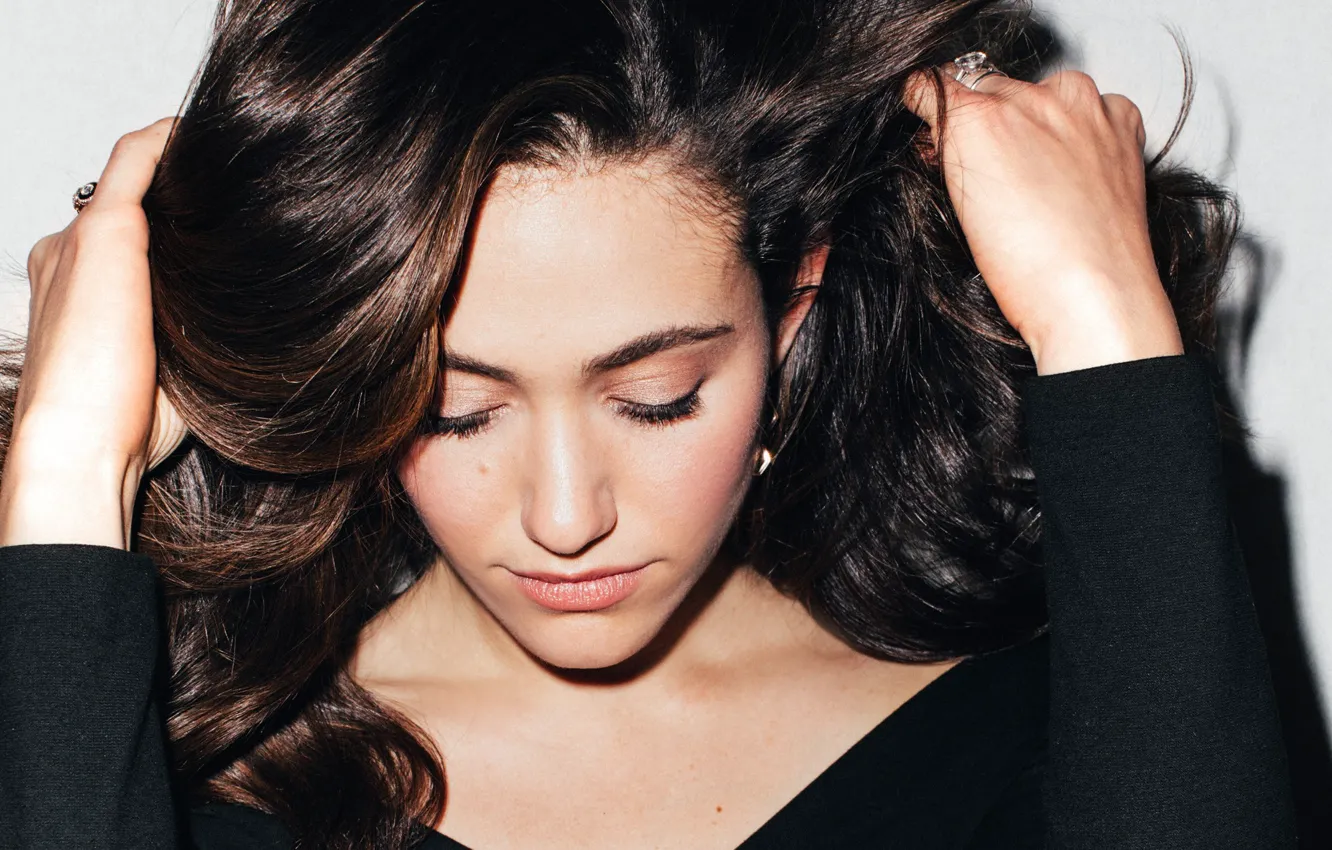 Photo wallpaper actress, brunette, celebrity, Emmy Rossum