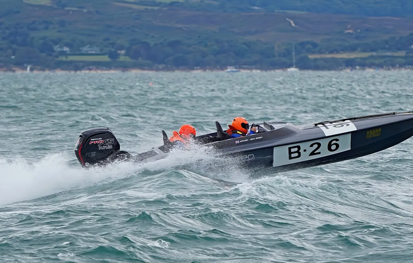 Photo wallpaper race, boat, speed