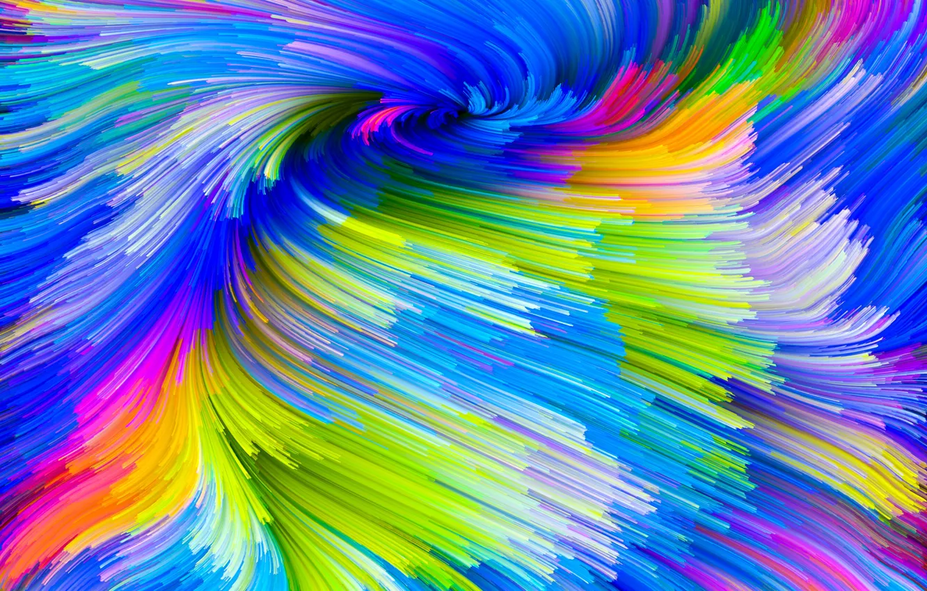 Photo wallpaper paint, colors, colorful, abstract, rainbow, background, splash, painting