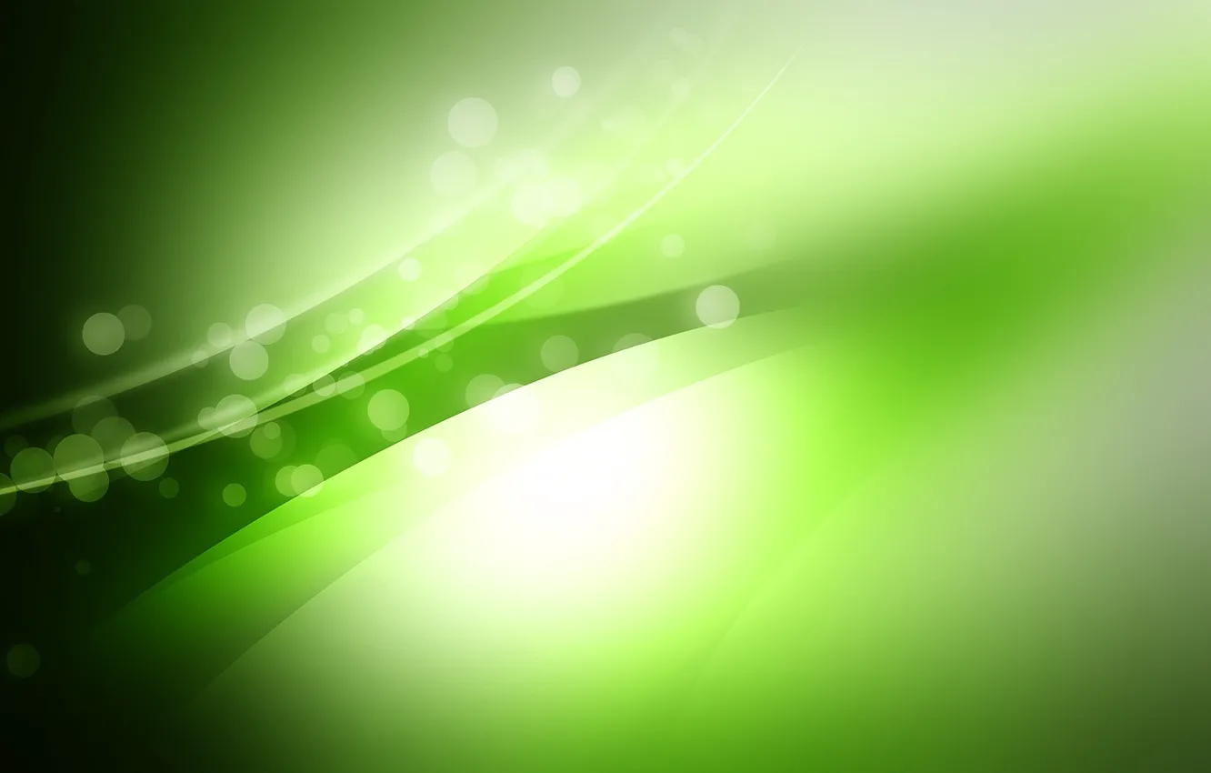 Photo wallpaper abstraction, green