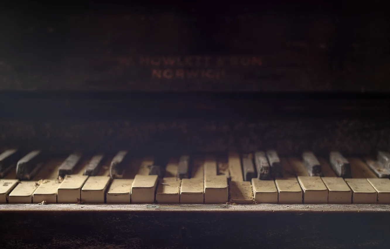 Photo wallpaper music, piano, Silent Keys