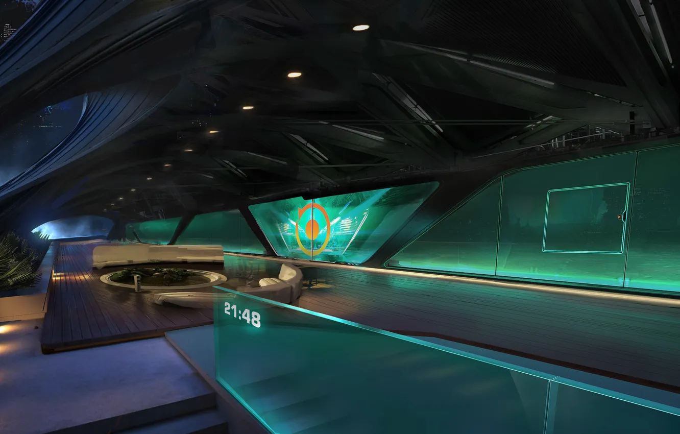 Photo wallpaper the tunnel, Rememberme, place passage parisien, courthouse skylight, midparis