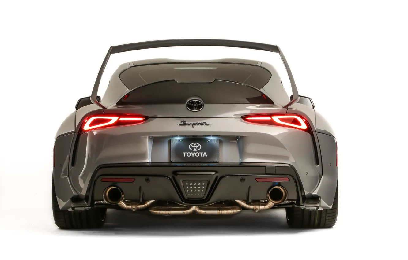 Photo wallpaper Toyota, rear view, Supra, 2019, Rutledge Wood, GR Above, A90, SEMA 2019