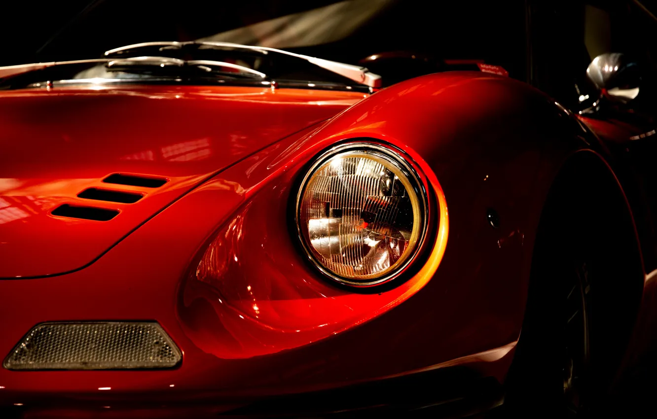 Photo wallpaper car, Ferrari, sportscar, oldtimer, Joost Crop