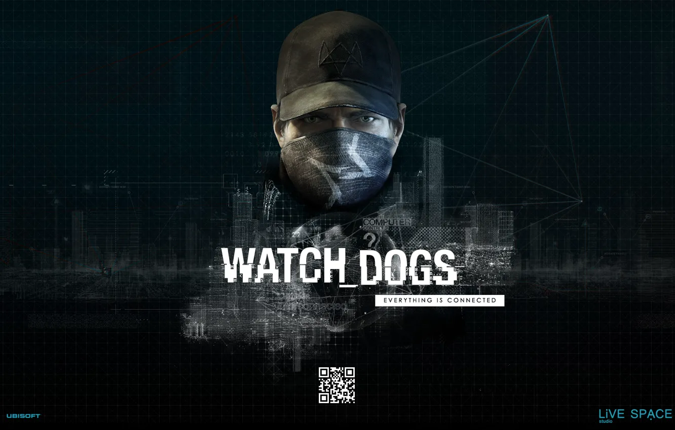 Photo wallpaper Ubisoft, Watch Dogs, LiVE SPACE