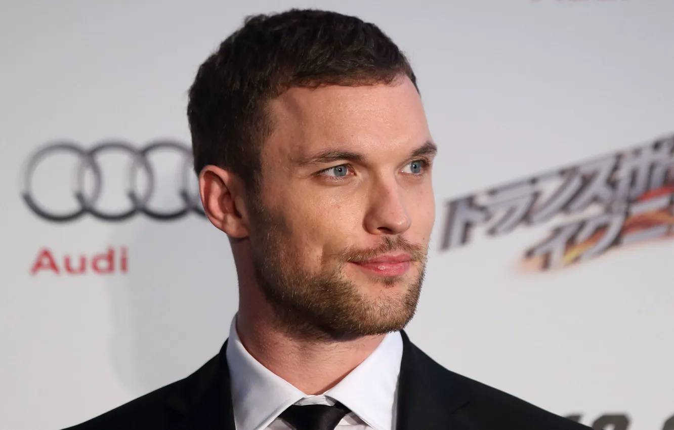 Photo wallpaper look, pose, costume, actor, musician, photoshoot, Ed Skrein, The Transporter Refueled