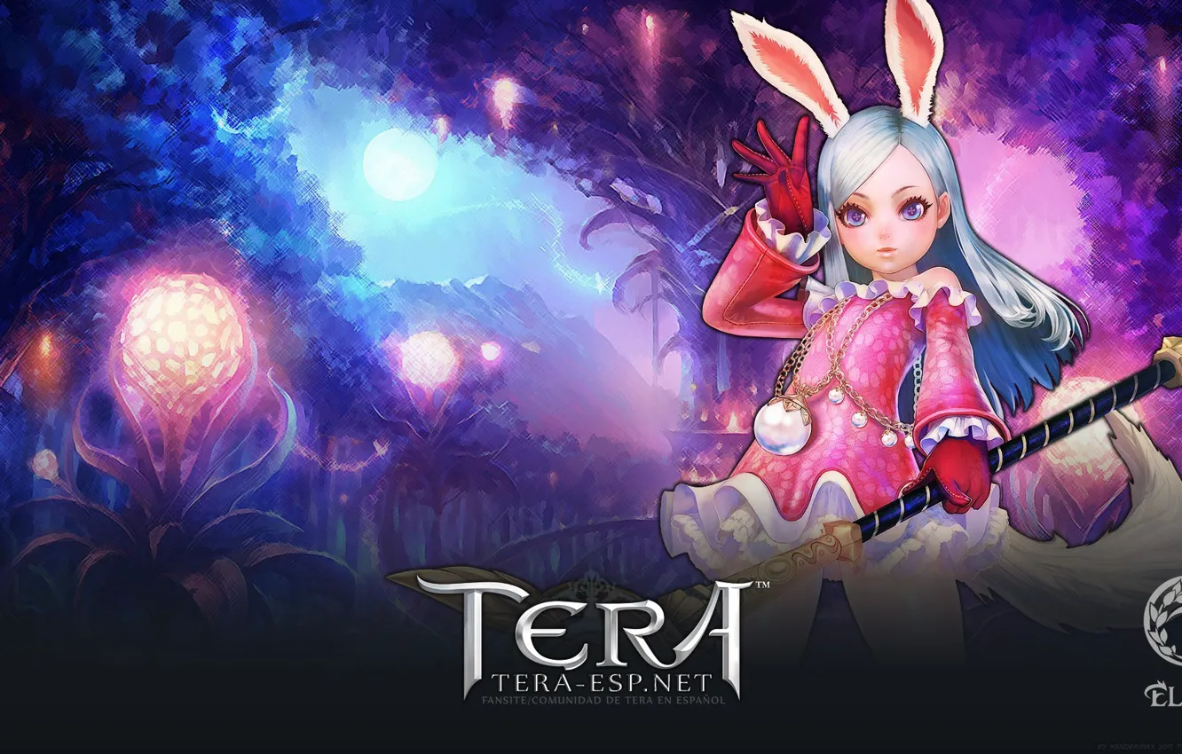 Photo wallpaper girl, ears, tera