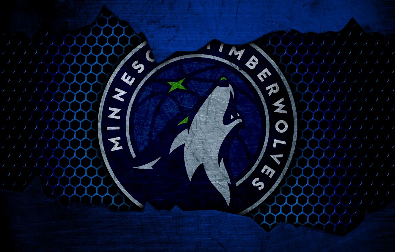 Photo wallpaper wallpaper, logo, basketball, NBA, Sport, Minnesota TimberWolves