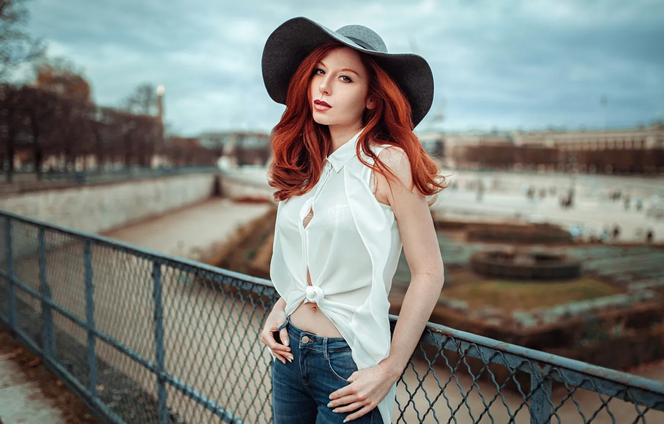 Photo wallpaper light, girl, Paris, fashion, eyes, beautiful, model, beauty