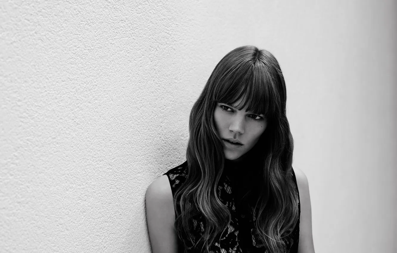 Photo wallpaper portrait, photoshoot, Freya Beha Erichsen, Hugo Boss, Freja Beha Erichsen