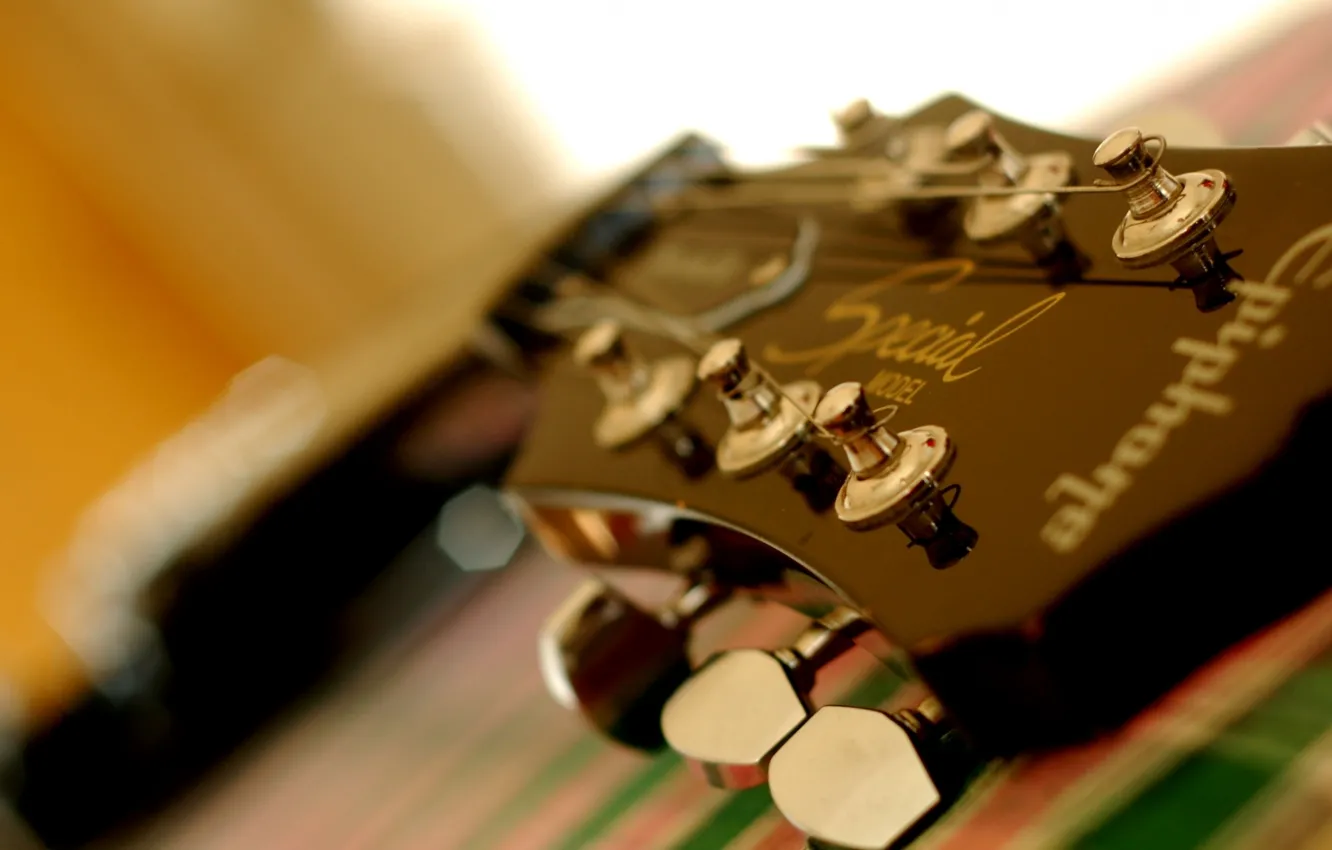 Photo wallpaper guitar, special, pick