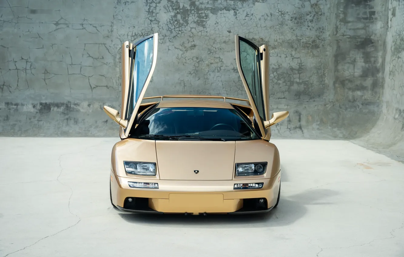 Photo wallpaper Lamborghini, Diablo, lambo door, opened doors, Lamborghini Diablo VT 6.0 SE