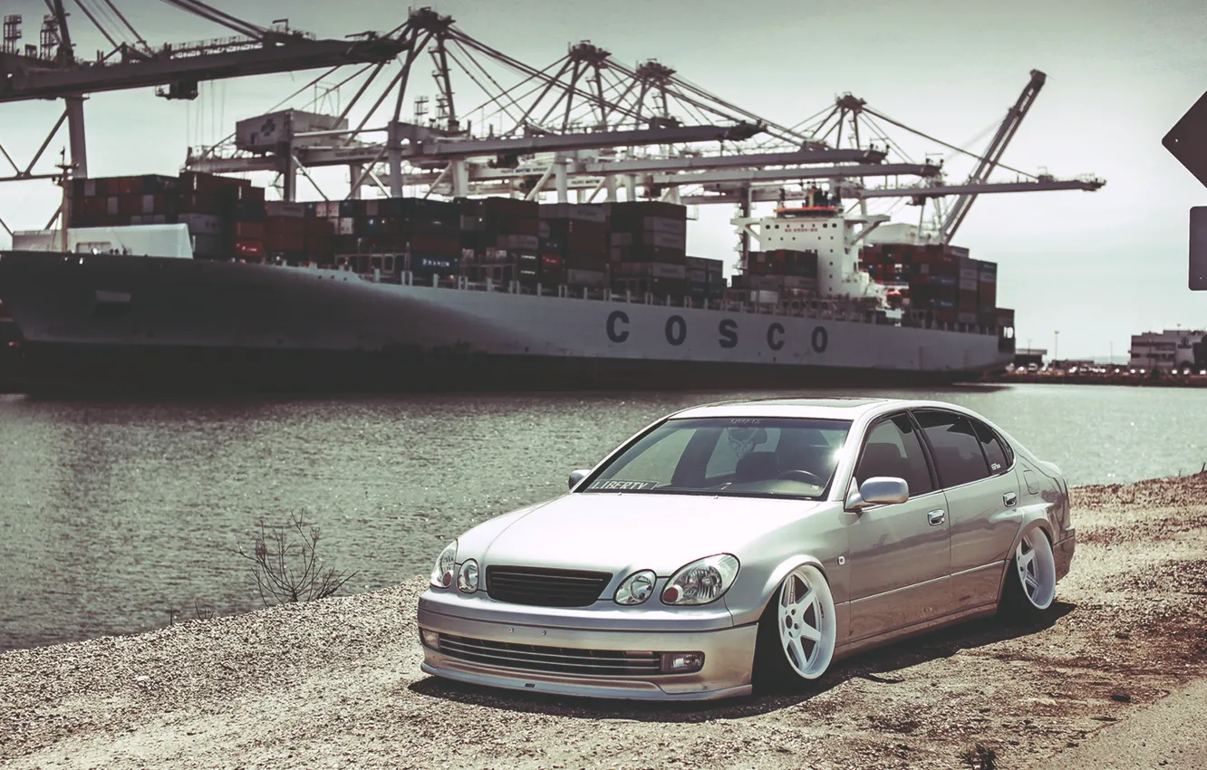 Photo wallpaper ship, port, lexus, Lexus, gs300