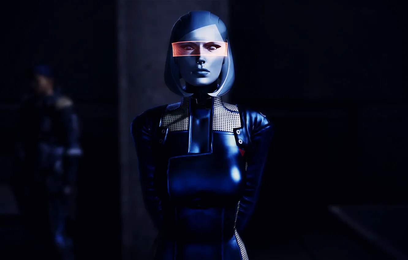 Photo wallpaper mass effect, Susie, edi, visor