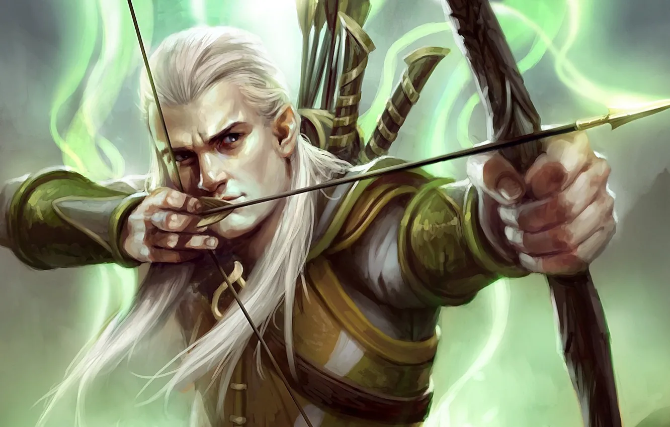 Photo wallpaper elf, bow, the Lord of the rings, art, lord of the rings, Legolas, Guardians of …