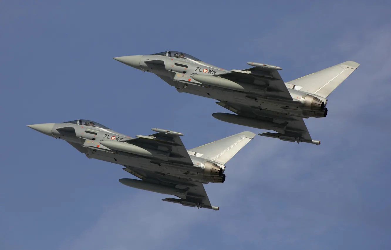 Photo wallpaper multi-role fighter, Typhoon, Eurofighter