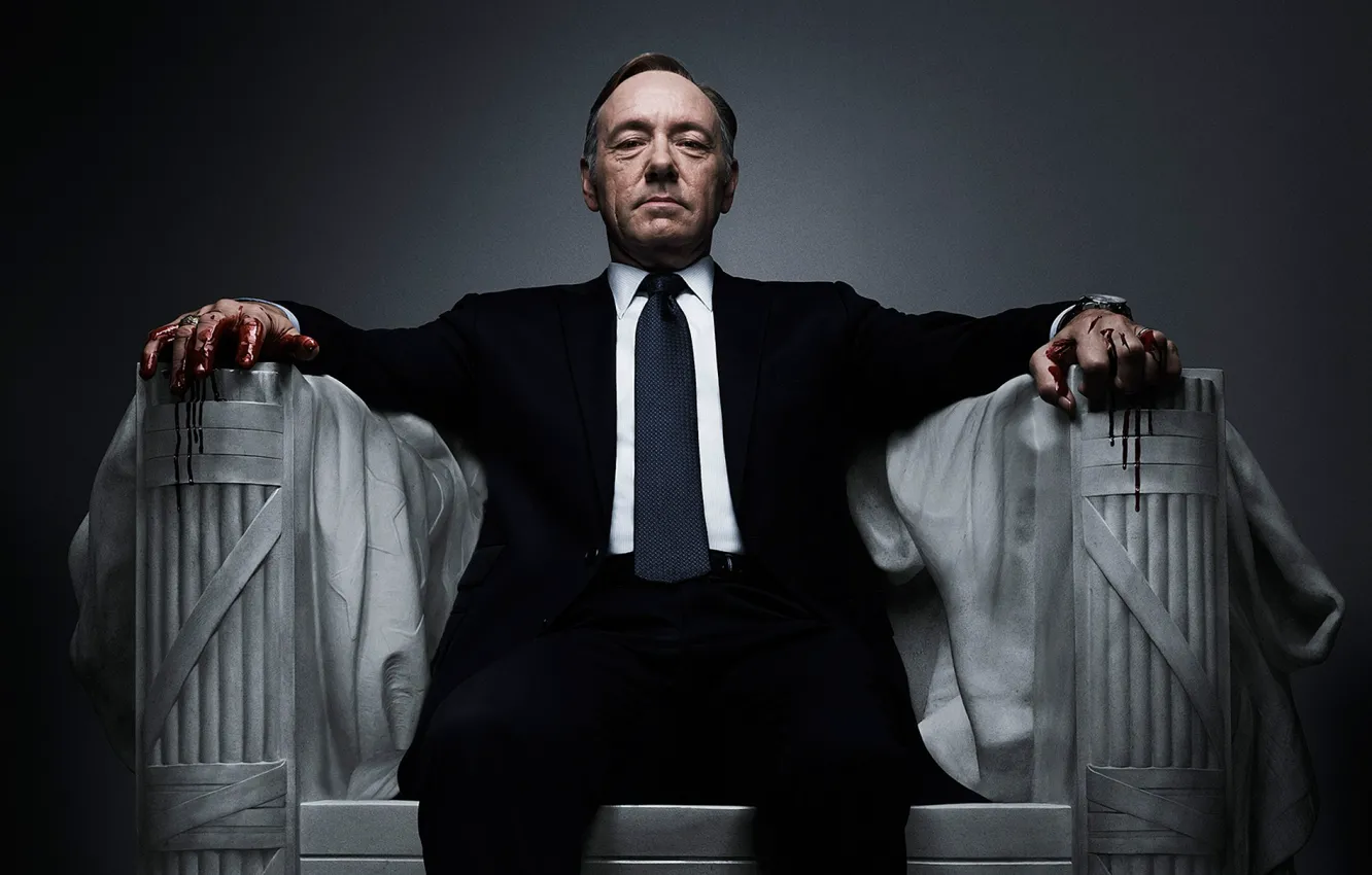 Photo wallpaper map, the series, series, House of Cards, House of cards, Kevin Spacey
