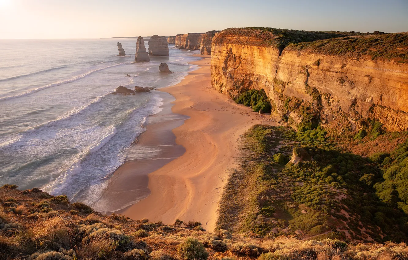 Photo wallpaper Australia, Victoria, Great Ocean Road, 12 apostles